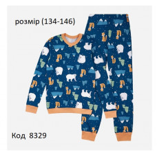 ЛяЛя Піжама інтерлок УНІ К3ІН151-Н  134,140,146   3шт