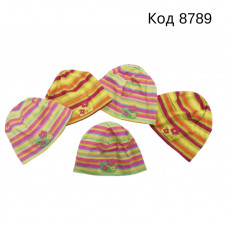 -- Raster Шапка трикотажна для дівчинки Польща  50-52р.  5шт