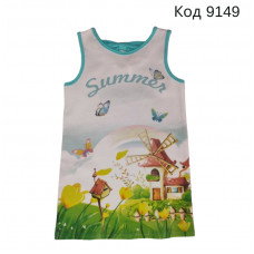 -- Mevis Сукня літня для дівчинки 1455  098-116  4шт
