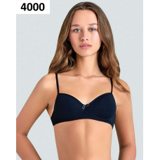 BR Бюстгальтер для дівчинки 4000,02   ЧОРНИЙ 6(3) шт.