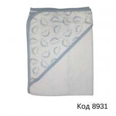 Tr Рушник куточок махра BocioLand №2 75х75 см  1шт.